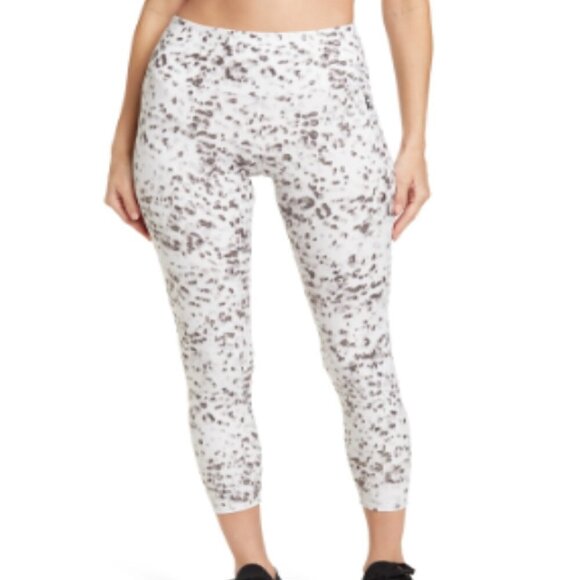 GOOD AMERICAN SHEEN FOIL 7/8 LEGGINGS IN HAZE size 2 - Picture 1 of 5